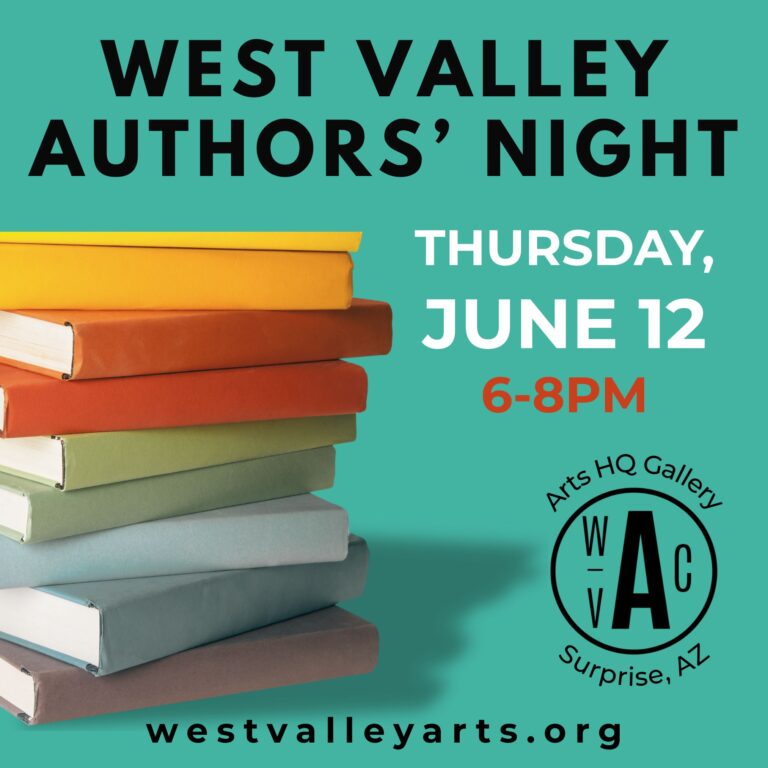 West Valley Authors Night Flier 768x768